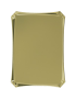 Astuccio f.to 21X26 cm - Targa S19761G - colore Oro in alluminio