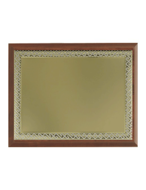 Targa legno cm 25,4x20,3 cm - Targa SPTA19791GW - colore Oro in alluminio