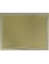 Astuccio cm 31x26 cm - Targa S19621G - colore Oro in alluminio