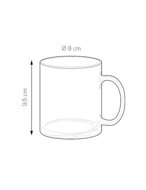 GLASS COLOR MUG