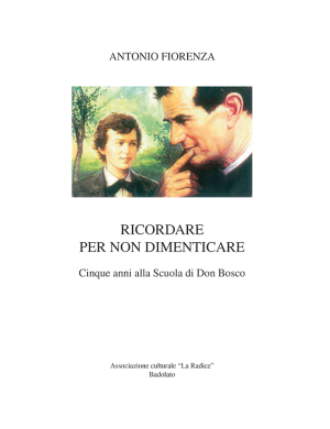 Ricordare per non dimenticare